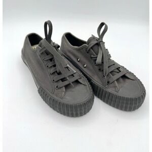 PF Flyers Grounder Shoes Sneakers Mono Charcoal Gray Low‎  Mens 5.5  Womens 7